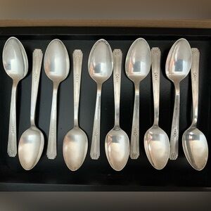 Vintage Silver Spoon Set